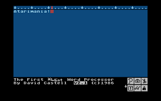 First Xlent Word Processor (The) atari screenshot